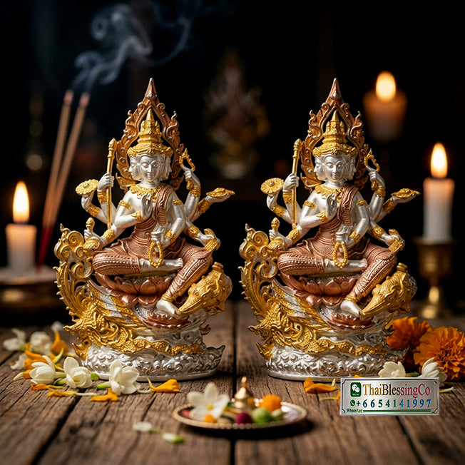 🔱 Kring Mahaphrom Erawan – "Phra Phrom 3K Masterpiece" – Luang Pu Nen Kaeo (2561) – The Divine Engine for Infinite Fortune, Sovereign Authority, and Absolute Destiny Manifestation!