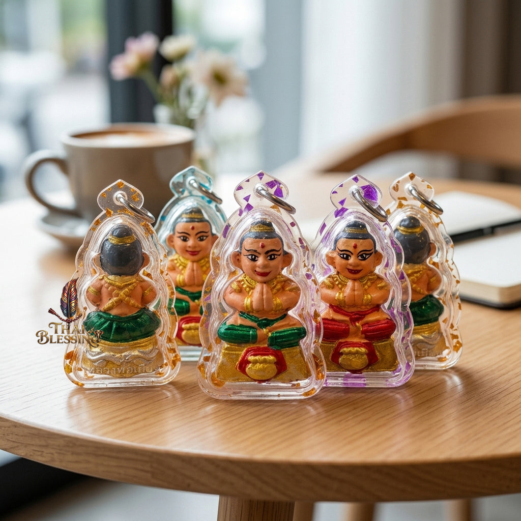 🔱 Kuman Thep Sethi "Look Kham Look Koon" (The Emerald Millionaire Deva) – Luang Phor Mian, Wat Ban Janiang (2025/2568 Edition) – The Ultimate Engine for Non-Stop Cash Flow, Irresistible Charm, and Sovereign Fortune!