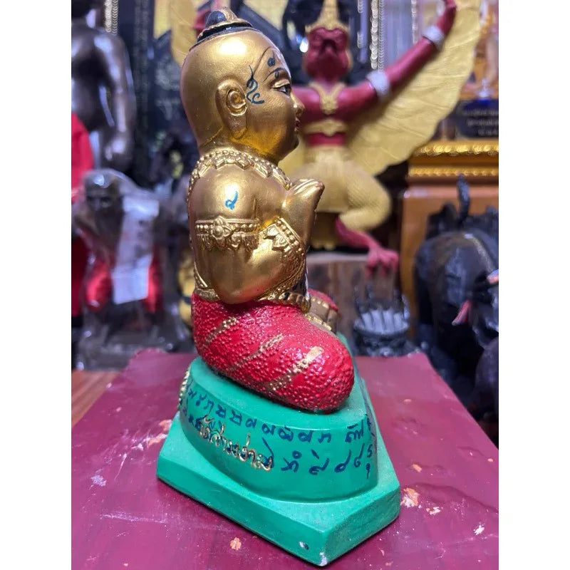 ✨ Kuman Thong Foundation Prosperity Edition – 7.5-inch Shrine-Size Resin Amulet by Luang Pu Yaem, Wat Sam Ngam, Nakhon Pathom