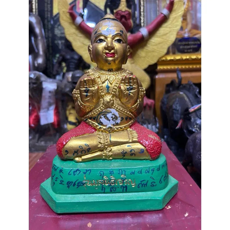 ✨ Kuman Thong Foundation Prosperity Edition – 7.5-inch Shrine-Size Resin Amulet by Luang Pu Yaem, Wat Sam Ngam, Nakhon Pathom