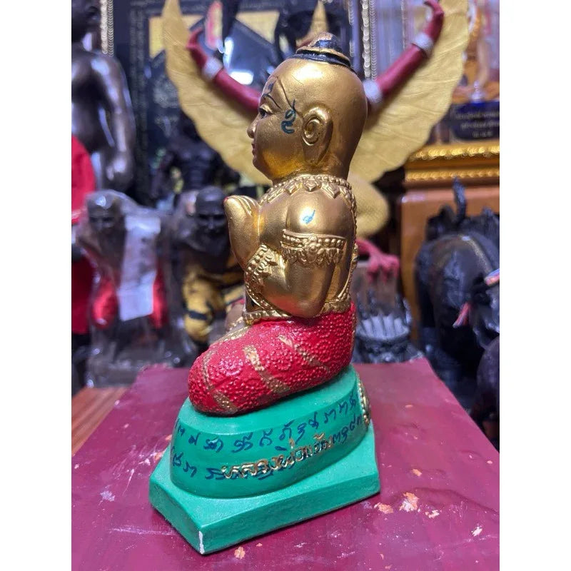 ✨ Kuman Thong Foundation Prosperity Edition – 7.5-inch Shrine-Size Resin Amulet by Luang Pu Yaem, Wat Sam Ngam, Nakhon Pathom