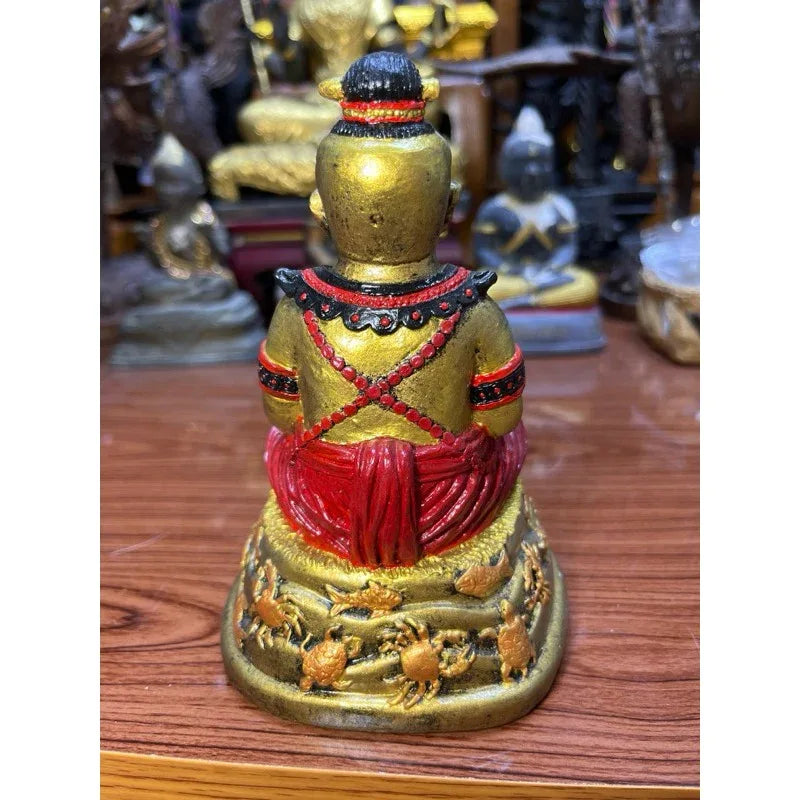 ✨ Kuman Thong Khuem Sombat Resin Amulet – Supreme Prosperity & Protection by Luang Pho Phian, Wat Kern Kathin