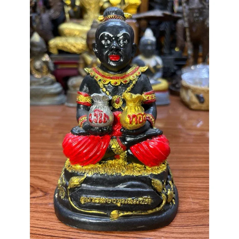 ✨ Kuman Thong Khuem Sombat Resin Amulet – Supreme Prosperity & Protection by Luang Pho Phian, Wat Kern Kathin