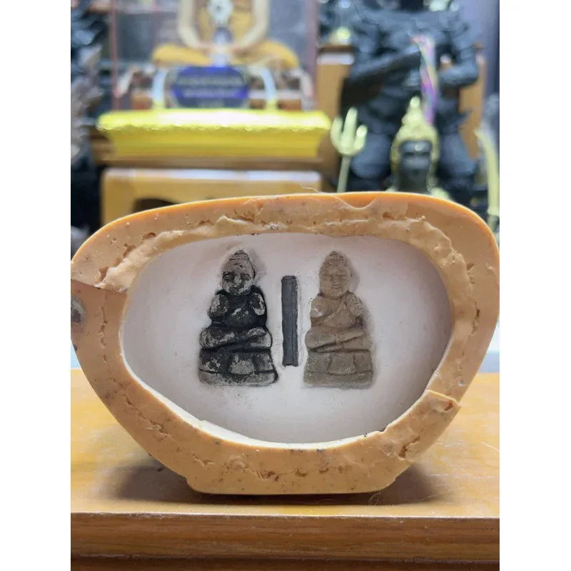 ✨ Kuman Thong Nopparit Resin Amulet – Supreme Prosperity, Protection & Charm by Luang Pho Srimuang, Wat Kanthod