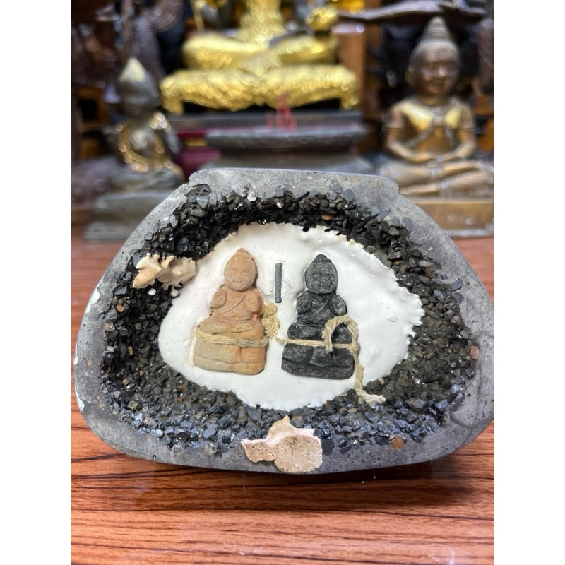✨ Kuman Thong Nopparit – 3 Inch Shrine-Size Resin Amulet with Supreme Charm and Protection by Luang Pho Srimuang, Wat Kanthot, Suphanburi