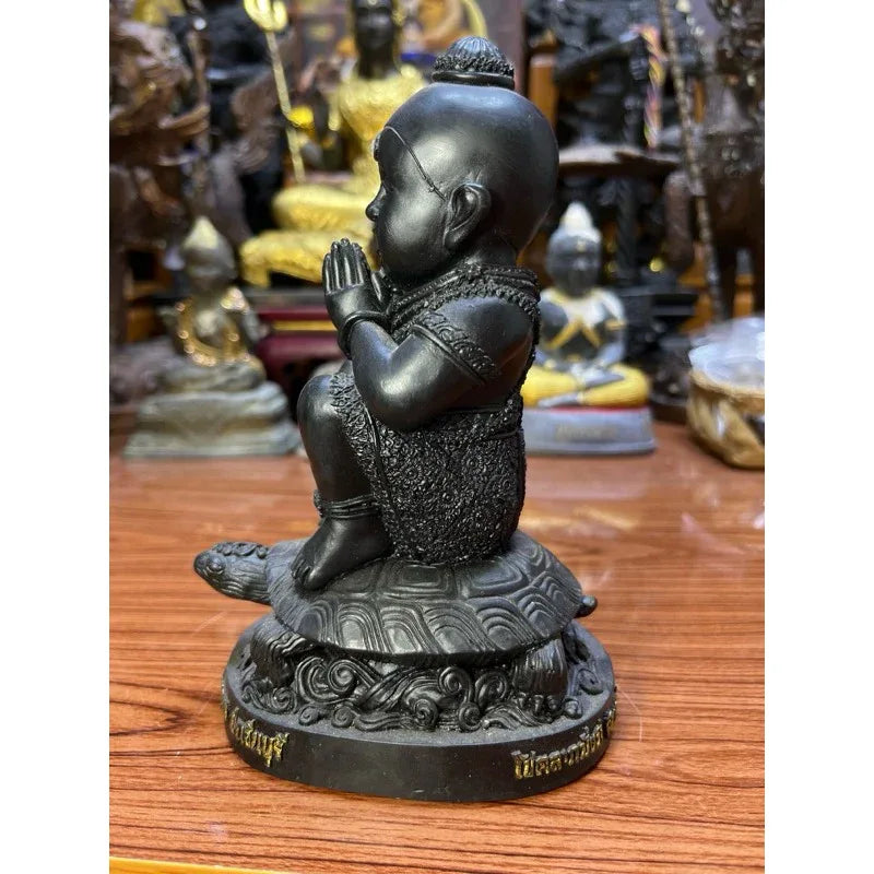 ✨ Kuman Thong Riding Turtle Amulet – Supreme Luck and Prosperity Blessing by Luang Pho Sanit, Wat Phuttha Nupap, Prachinburi