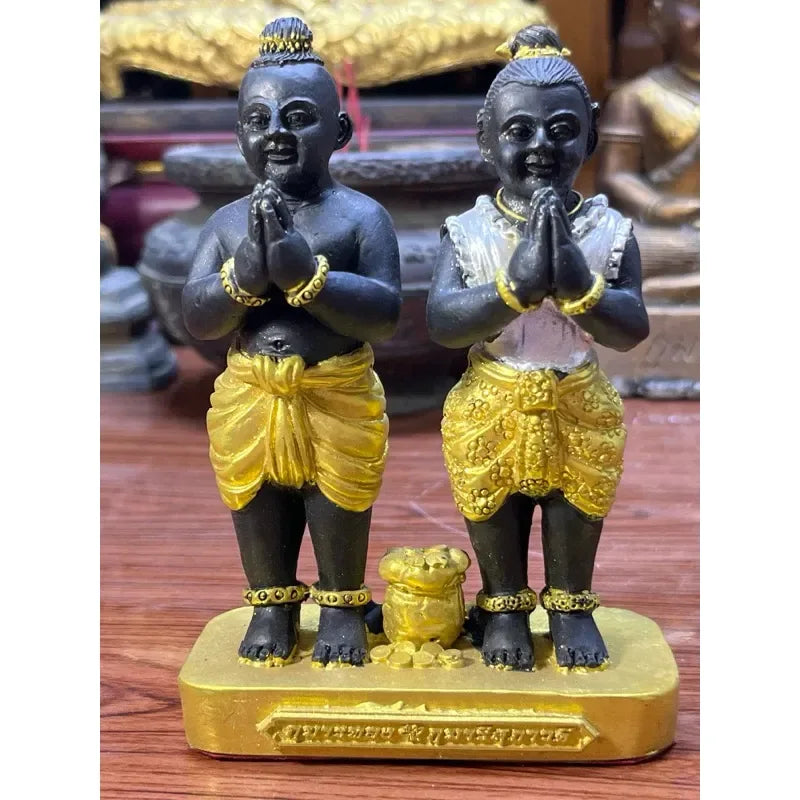 ✨ Kuman Thong with Twin Kumaree Suphawadee Amulet – Supreme Prosperity & Prosperous Partnership by Luang Pho Saithong, Wat Sawang Arom, Khon Kaen