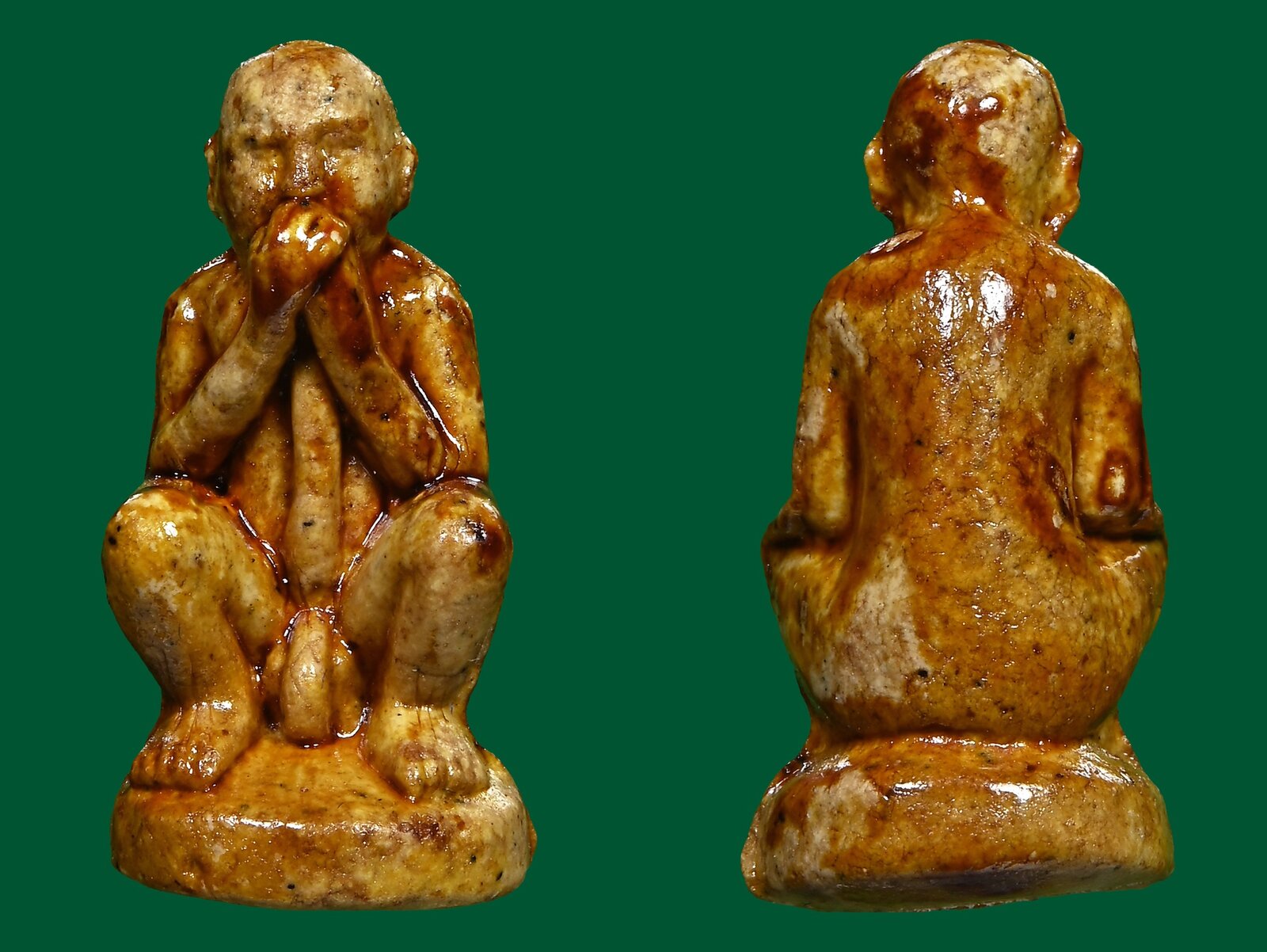 Kuman Dood Rok Powder Amulet Spirit Edition 1 by Luang Phor Poon Dhammappalo – 1 Inch Wealth and Protection