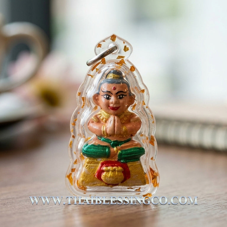 👶 Kuman Thep Setthee "Luk Kham-Luk Khun": The Sovereign Guardian of Golden Support and Multiplied Wealth by Luang Phor Mian (2568)