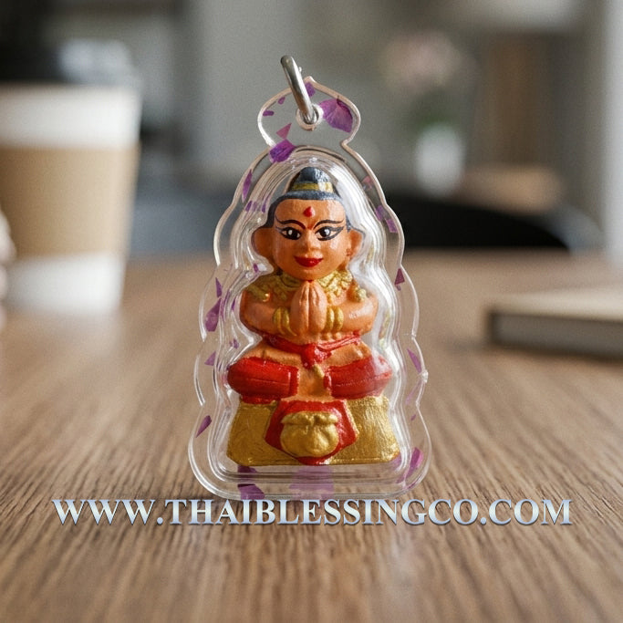 👶 Kuman Thep Setthee "Luk Kham-Luk Khun": The Sovereign Guardian of Golden Support and Multiplied Wealth by Luang Phor Mian (2568) RED