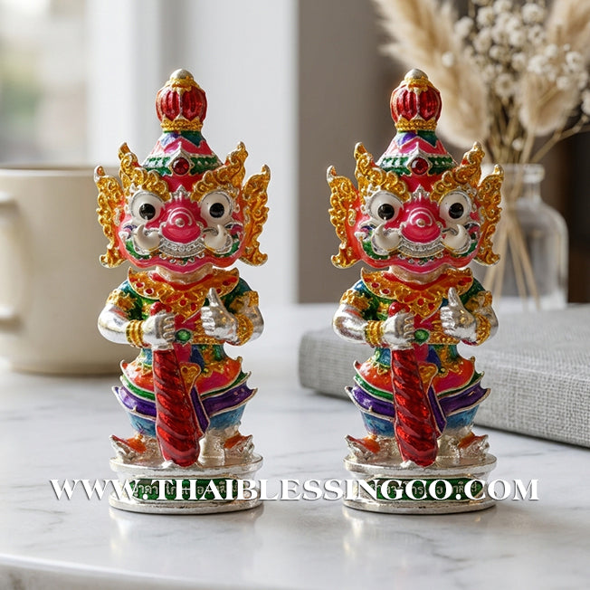 🔱 Kuwen Noi Roi Lan (Term 2) – "The Young Billionaire God" Silver & Enamel Edition – Achan Krai Det (2562) – The Divine Engine for Infinite Fortune, Sovereign Authority, and Absolute Destiny Manifestation!