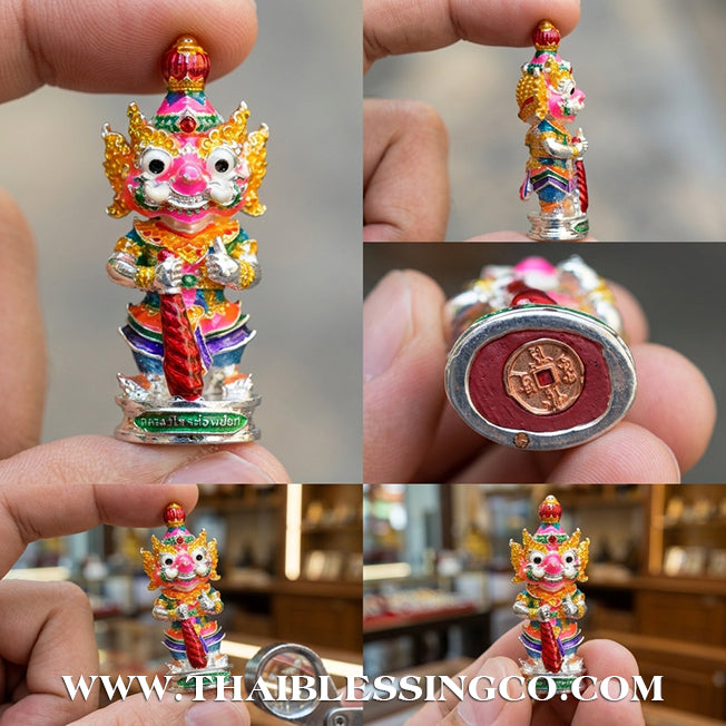 🔱 Kuwen Noi Roi Lan (Term 2) – "The Young Billionaire God" Silver & Enamel Edition – Achan Krai Det (2562) – The Divine Engine for Infinite Fortune, Sovereign Authority, and Absolute Destiny Manifestation!