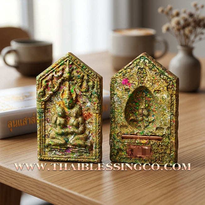 ✨ Lanna Khun Phaen Phaya Khao Kham "Saneh Nang Long" Edition: Rare Herbal Essence Northern Thai Talisman for Irresistible Charisma, Romantic Harmony, and Elite Social Influence (2024 Sacred Collection by Phra Achan Anuphong)