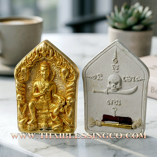 ✨ Lanna Khun Phaen Phrai Ueang Kham "The Golden Orchid" Edition: Sacred White Patthamang Herbal Essence Talisman for Supreme Attraction, Soulmate Harmony, and Elite Social Influence (2016 Heritage Collection by Khru Ba Phon, Wat Pu Ho)
