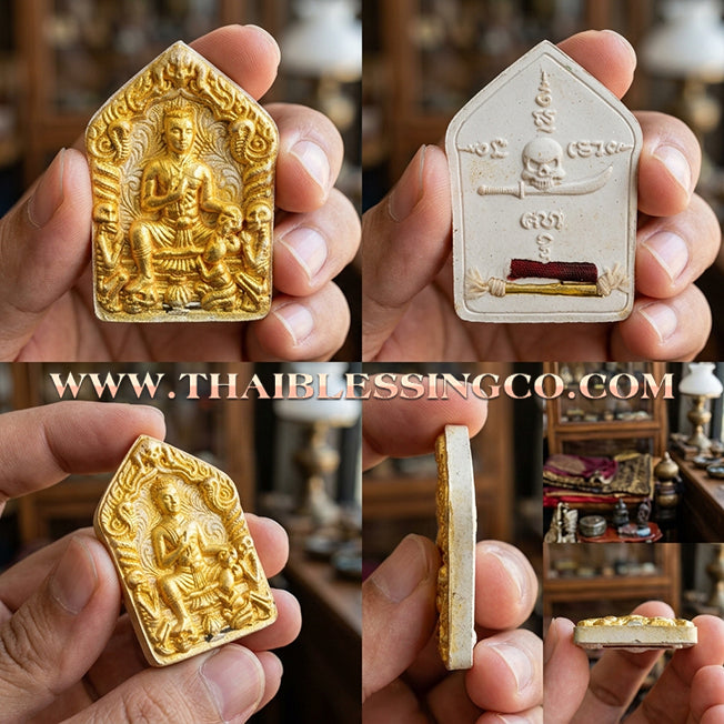 ✨ Lanna Khun Phaen Phrai Ueang Kham "The Golden Orchid" Edition: Sacred White Patthamang Herbal Essence Talisman for Supreme Attraction, Soulmate Harmony, and Elite Social Influence (2016 Heritage Collection by Khru Ba Phon, Wat Pu Ho)