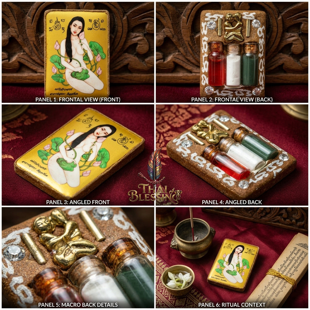 🌸 Locket Mae Bua Chao Saneh (Bua Bang Bai): The Sovereign Queen of Enchantment – Arjan Sunthorn Phueakthiang (2561) – The Ultimate Alchemical Engine for Absolute Attraction & Infinite Fortune!