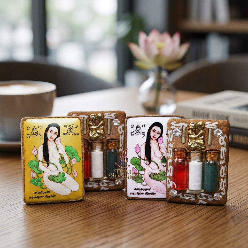 🌸 Locket Mae Bua Chao Saneh (Bua Bang Bai): The Sovereign Queen of Enchantment – Arjan Sunthorn Phueakthiang (2561) – The Ultimate Alchemical Engine for Absolute Attraction & Infinite Fortune!