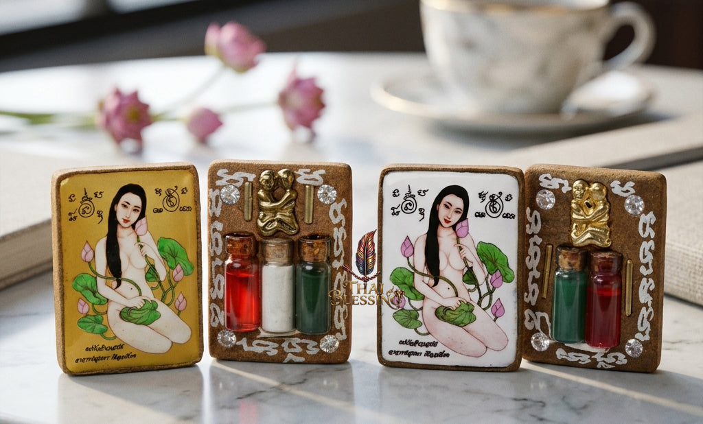 🌸 Locket Mae Bua Chao Saneh (Bua Bang Bai): The Sovereign Queen of Enchantment – Arjan Sunthorn Phueakthiang (2561) – The Ultimate Alchemical Engine for Absolute Attraction & Infinite Fortune!