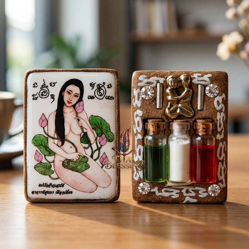 🌸 Locket Mae Bua Chao Saneh (Bua Bang Bai): The Sovereign Queen of Enchantment – Arjan Sunthorn Phueakthiang (2561) – The Ultimate Alchemical Engine for Absolute Attraction & Infinite Fortune!