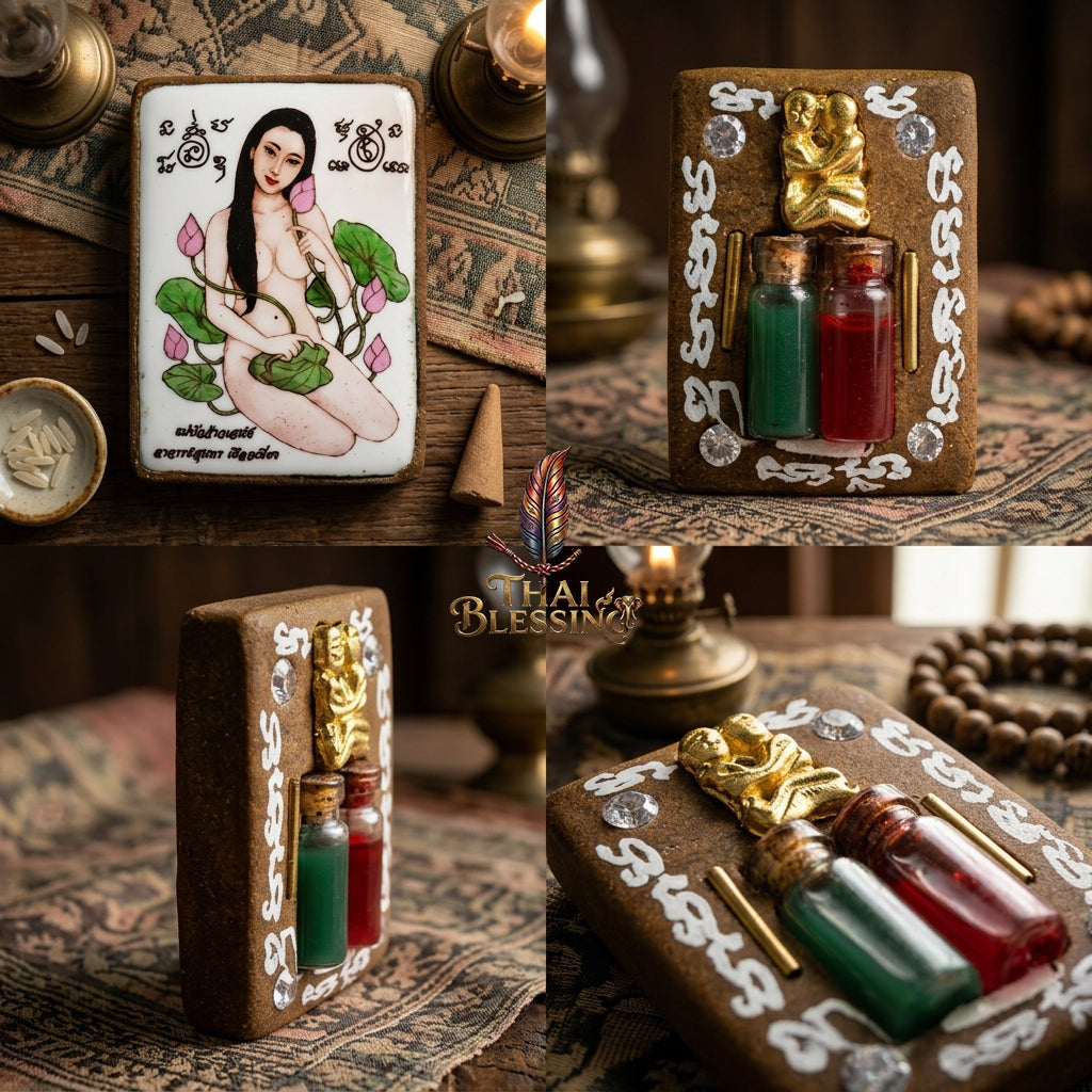 🌸 Locket Mae Bua Chao Saneh (Bua Bang Bai): The Sovereign Queen of Enchantment – Arjan Sunthorn Phueakthiang (2561) – The Ultimate Alchemical Engine for Absolute Attraction & Infinite Fortune!