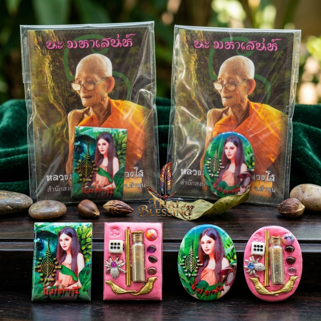 🔱 Locket Mae Tani: The Sovereign Queen of Emerald Abundance – Khru Ba Na (Samnaksong Doi I Hui) – The Ultimate Alchemical Engine for Financial Harvest & Hypnotic Attraction!