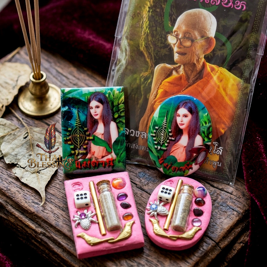 🔱 Locket Mae Tani: The Sovereign Queen of Emerald Abundance – Khru Ba Na (Samnaksong Doi I Hui) – The Ultimate Alchemical Engine for Financial Harvest & Hypnotic Attraction!