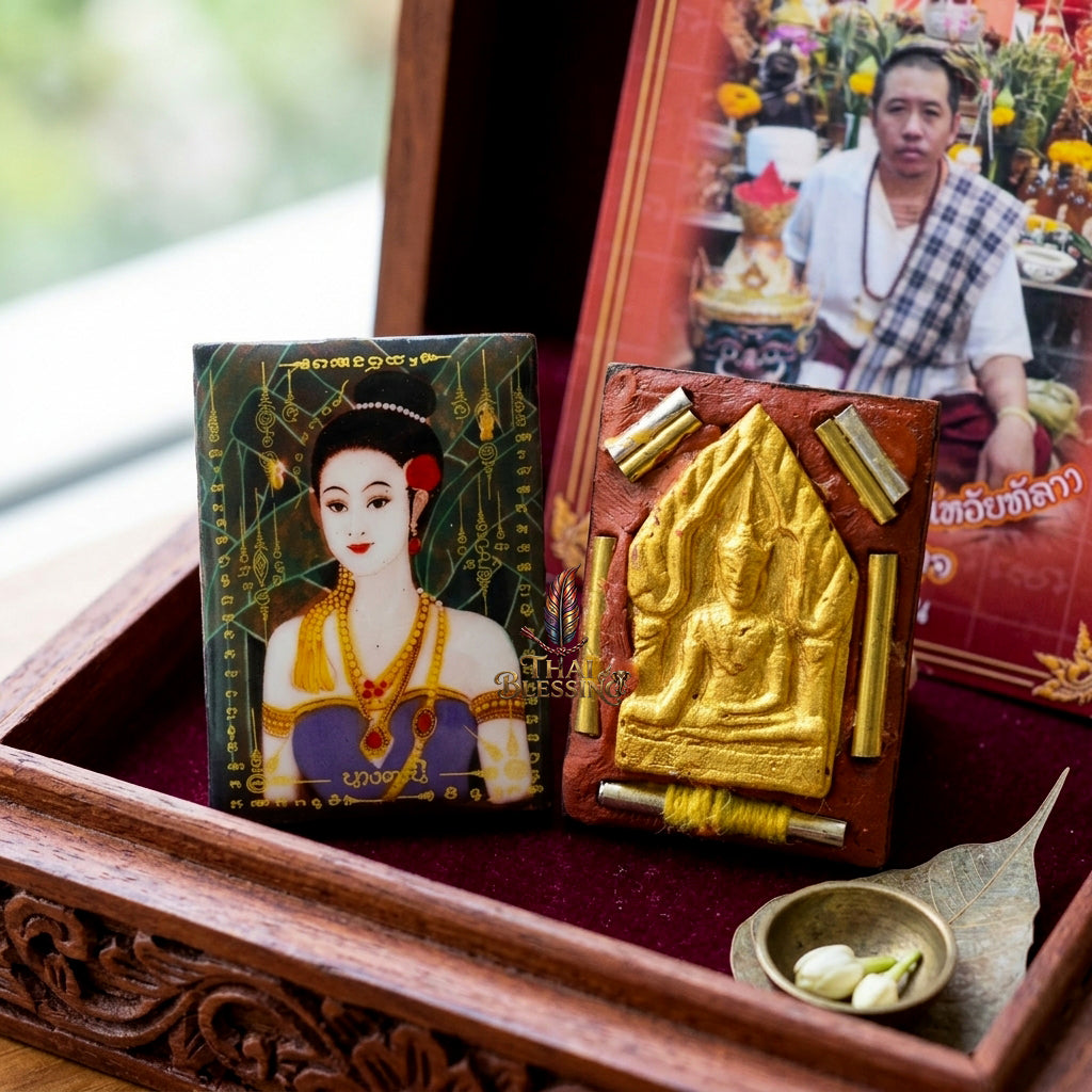 🔱 Locket Nang Tani: The Sovereign Queen of Lanna Enchantment – Ajarn Kongsak (2558) – The Ultimate Alchemical Engine for Financial Fertility & Hypnotic Attraction!