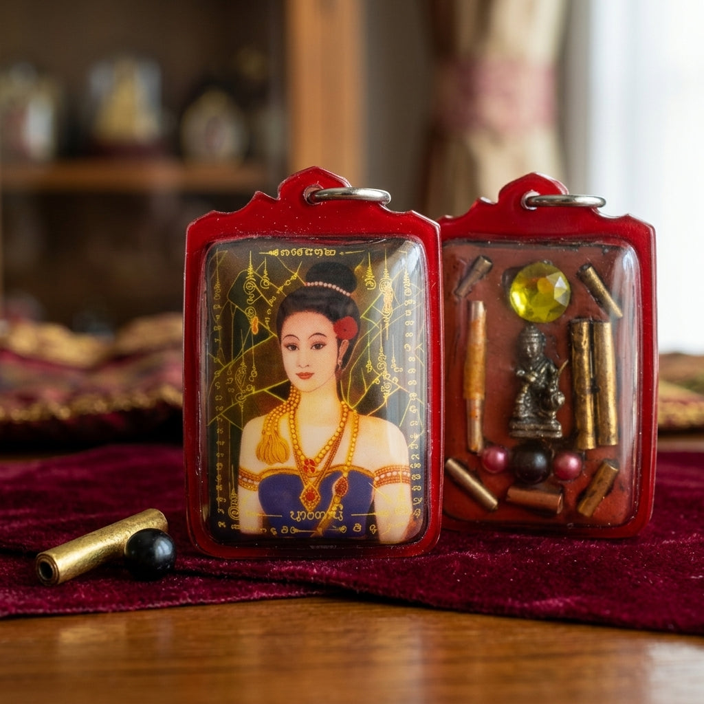 🔱 Locket Nang Tani: The Sovereign Queen of Lanna Enchantment – Ajarn Kongsak (2558) – The Ultimate Alchemical Engine for Financial Fertility & Hypnotic Attraction!