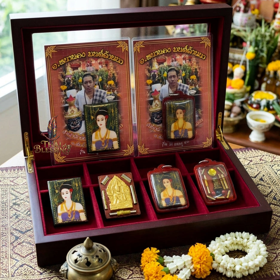 🔱 Locket Nang Tani: The Sovereign Queen of Lanna Enchantment – Ajarn Kongsak (2558) – The Ultimate Alchemical Engine for Financial Fertility & Hypnotic Attraction!