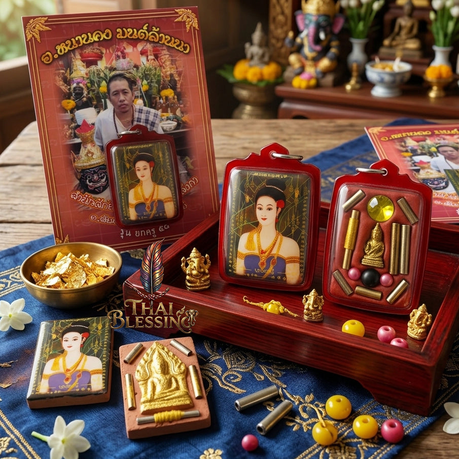 🔱 Locket Nang Tani: The Sovereign Queen of Lanna Enchantment – Ajarn Kongsak (2558) – The Ultimate Alchemical Engine for Financial Fertility & Hypnotic Attraction!