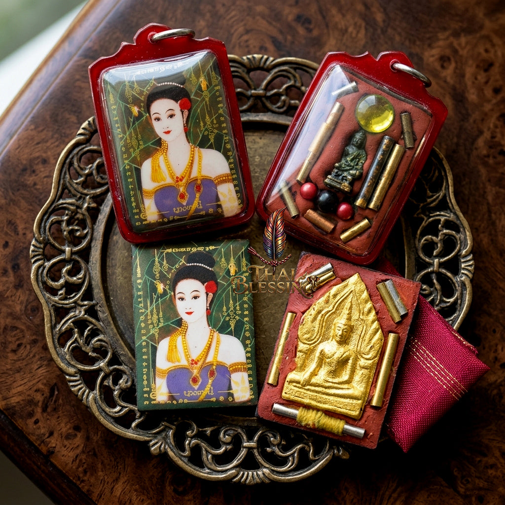 🔱 Locket Nang Tani: The Sovereign Queen of Lanna Enchantment – Ajarn Kongsak (2558) – The Ultimate Alchemical Engine for Financial Fertility & Hypnotic Attraction!