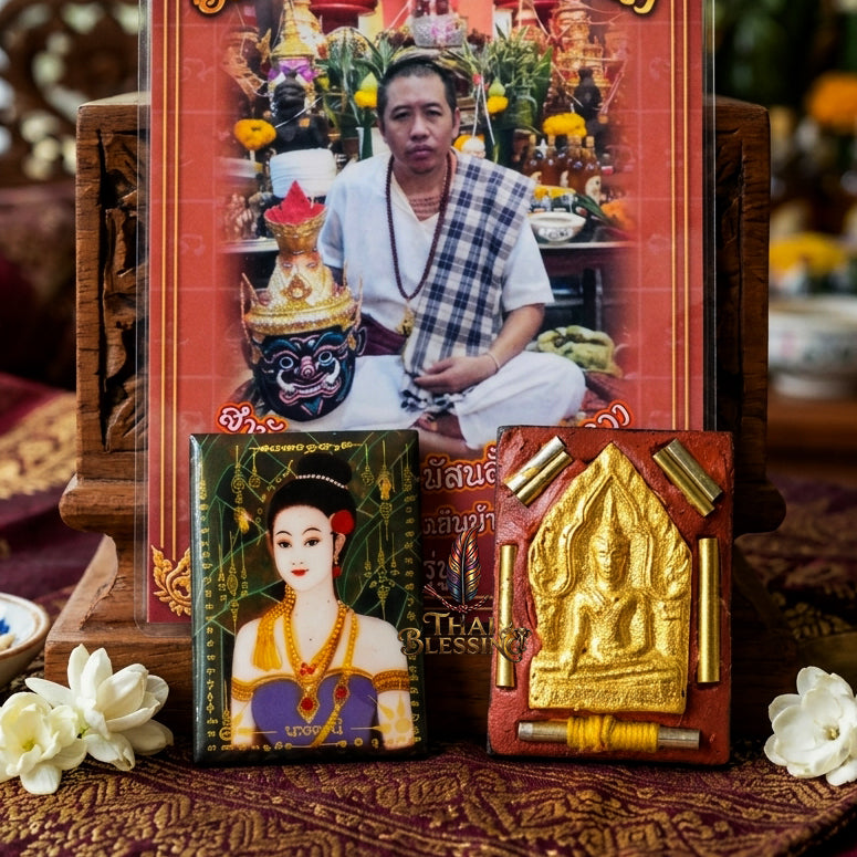 🔱 Locket Nang Tani: The Sovereign Queen of Lanna Enchantment – Ajarn Kongsak (2558) – The Ultimate Alchemical Engine for Financial Fertility & Hypnotic Attraction!