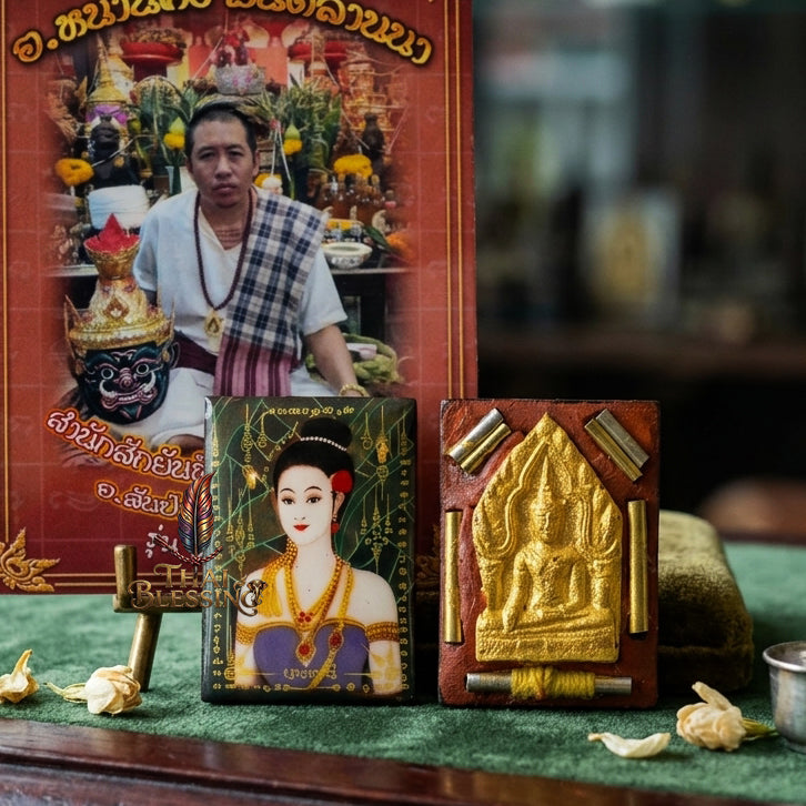 🔱 Locket Nang Tani: The Sovereign Queen of Lanna Enchantment – Ajarn Kongsak (2558) – The Ultimate Alchemical Engine for Financial Fertility & Hypnotic Attraction! Standard version