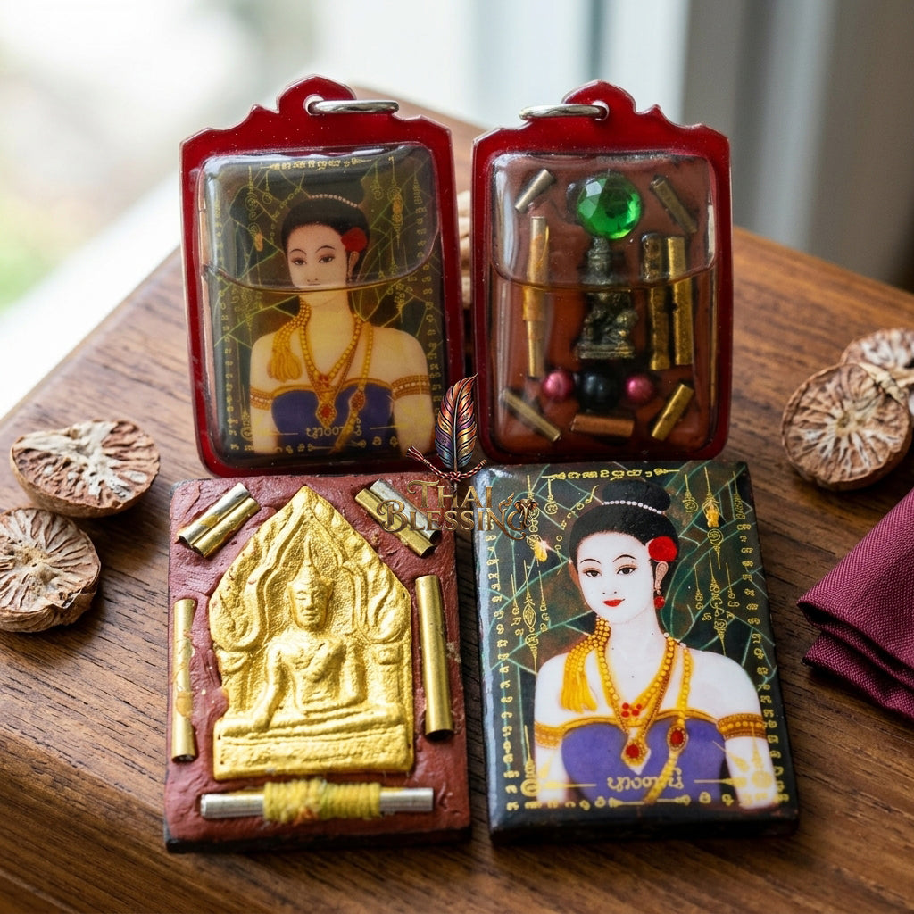 🔱 Locket Nang Tani: The Sovereign Queen of Lanna Enchantment – Ajarn Kongsak (2558) – The Ultimate Alchemical Engine for Financial Fertility & Hypnotic Attraction!
