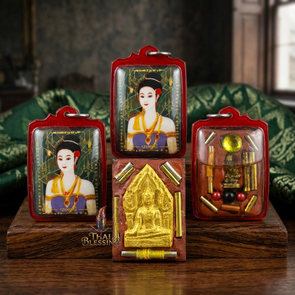 🔱 Locket Nang Tani: The Sovereign Queen of Lanna Enchantment – Ajarn Kongsak (2558) – The Ultimate Alchemical Engine for Financial Fertility & Hypnotic Attraction!