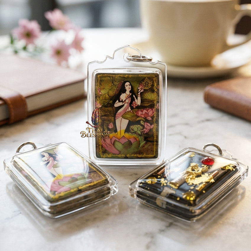 🌸 Locket Phrai Ueang Fa The Sovereign of Lanna Enchantment & Infinite Fortune – Kruba Phon (Tu Phon) – Wat Pu Ho (2556) – The Ultimate Alchemical Engine for Hypnotic Attraction & Wealth!