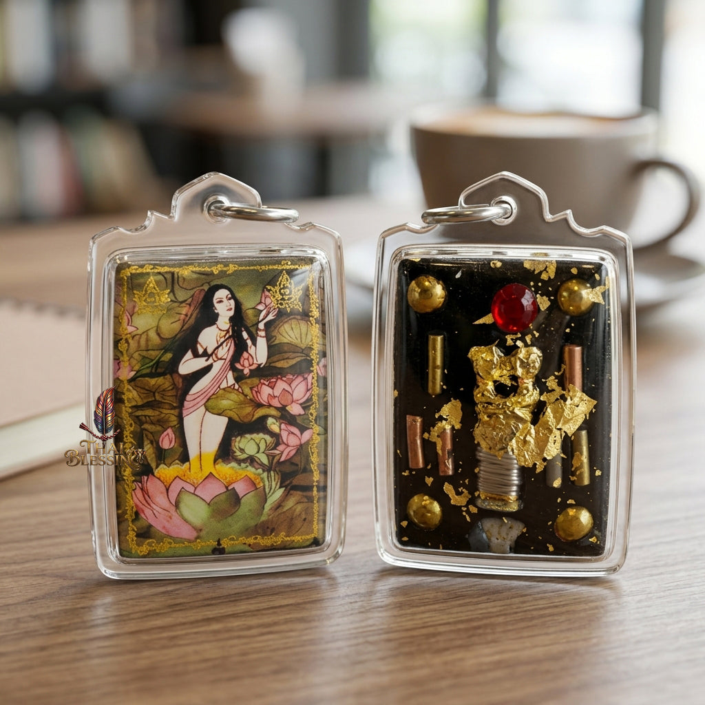 🌸 Locket Phrai Ueang Fa The Sovereign of Lanna Enchantment & Infinite Fortune – Kruba Phon (Tu Phon) – Wat Pu Ho (2556) – The Ultimate Alchemical Engine for Hypnotic Attraction & Wealth!