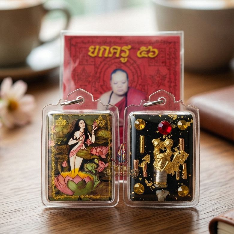 🌸 Locket Phrai Ueang Fa The Sovereign of Lanna Enchantment & Infinite Fortune – Kruba Phon (Tu Phon) – Wat Pu Ho (2556) – The Ultimate Alchemical Engine for Hypnotic Attraction & Wealth!