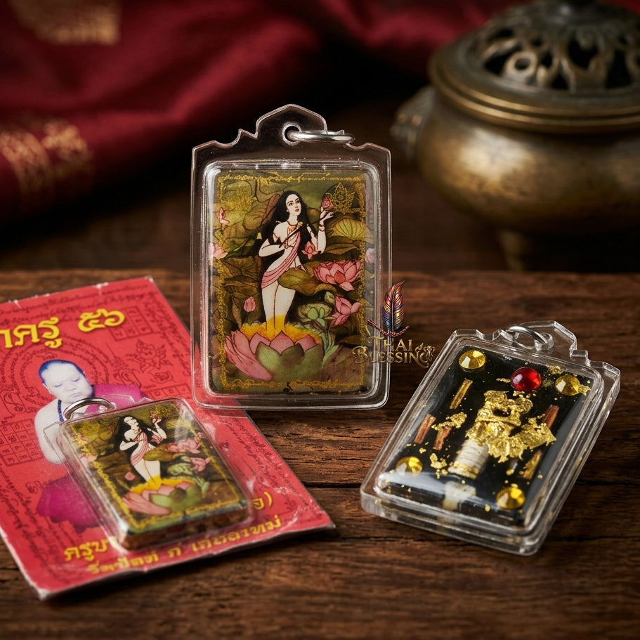 🌸 Locket Phrai Ueang Fa The Sovereign of Lanna Enchantment & Infinite Fortune – Kruba Phon (Tu Phon) – Wat Pu Ho (2556) – The Ultimate Alchemical Engine for Hypnotic Attraction & Wealth!