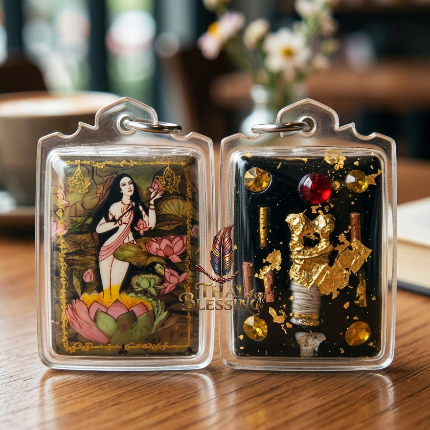 🌸 Locket Phrai Ueang Fa The Sovereign of Lanna Enchantment & Infinite Fortune – Kruba Phon (Tu Phon) – Wat Pu Ho (2556) – The Ultimate Alchemical Engine for Hypnotic Attraction & Wealth!