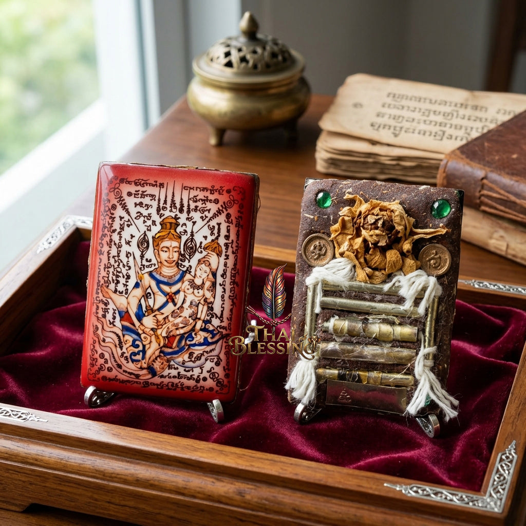 🔱 Locket Petch Payatorn Small Red Scene (The High-Vibration Charisma Shield): Crimson Power Core for Intense Personal Dominance, High-Ticket Conversion & Unyielding Protective Authority!