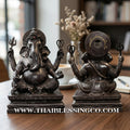 🐘💰 Lord Ganesha (Phra Pikanet) – "Mang Mee Ngoen Thong" (Abundant Wealth) Edition – Black Oxide Ritual Metal (Rom Dam) – Luang Pu Key, Wat Sri Lamyong – The Divine Engine for Total Obstacle Removal, Commercial Dominance, and Unstoppable Life Elevation!