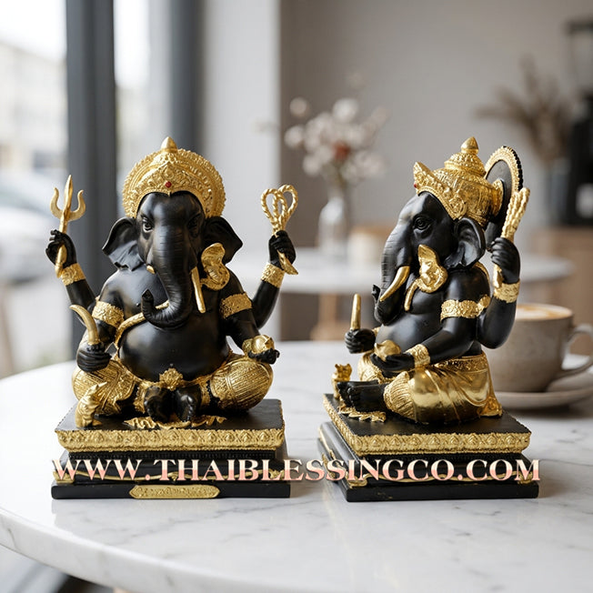 🐘💰 Lord Ganesha (Phra Pikanet) – "Mang Mee Ngoen Thong" (Abundant Wealth) – The Divine Engine for Total Obstacle Removal, Commercial Dominance, and Unstoppable Life Elevation! Size11*16 cm