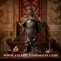 ⚔️💰 Lord Guan Yu (The God of Honor & War) – Blackened Samrit Bronze Altar Edition: "Song Nam" Batch – Luang Pu Key, Wat Sri Lamyong – The Divine Engine for Absolute Business Dominance, Strategic Victory, and Sovereign Life Elevation!