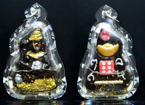💜 Lord of Charm & Favor – Phor Ngang “Over Destiny” Black Charm Powder Amulet in Enchanted Oil for Affection, Support & Protective Fortune