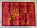 🪶 Luang Pu Im's Ox Archer Protection Yantra Cloth – Supreme Danger & Black Magic Shield (20x28cm) Red