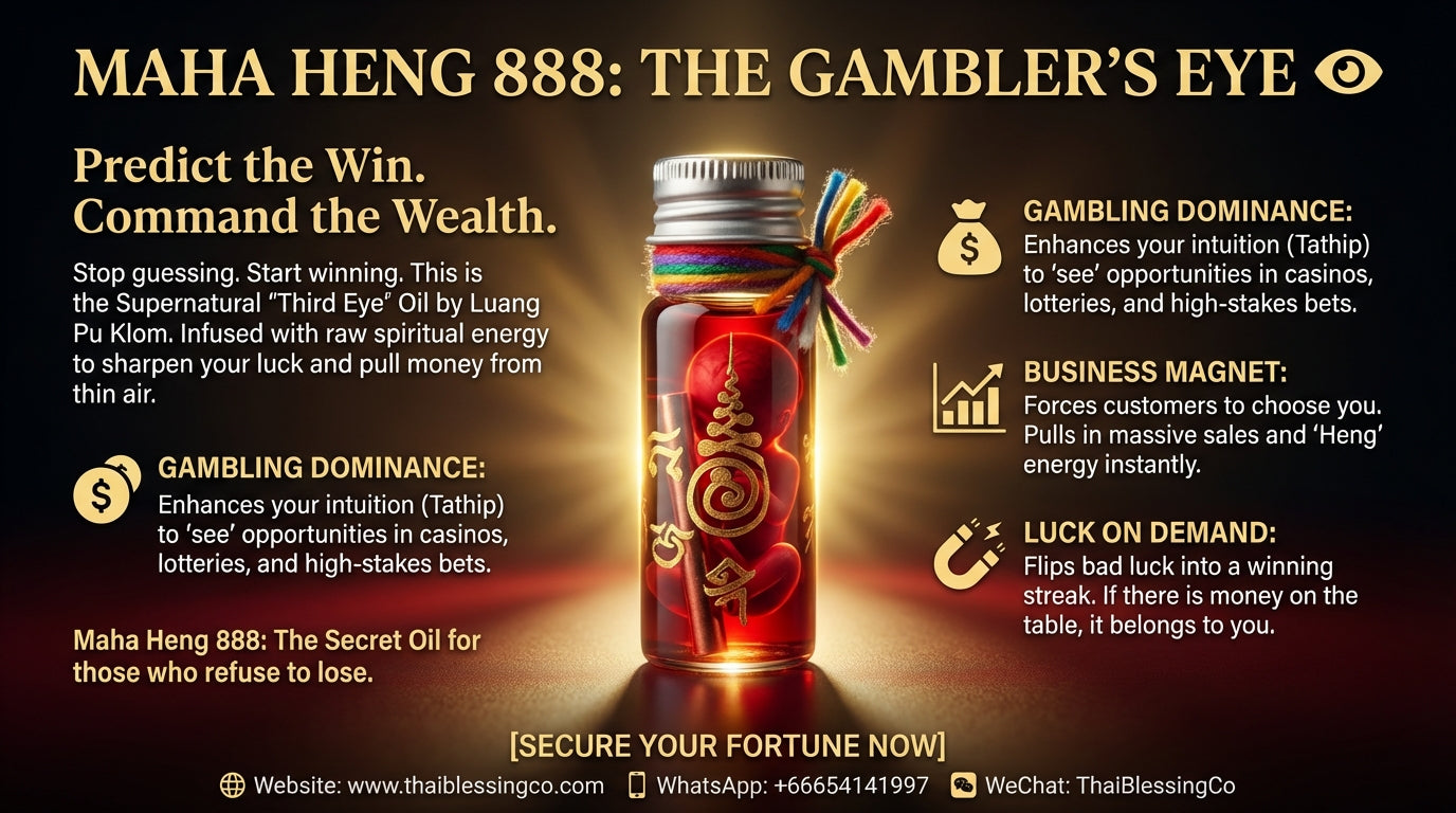 🎲 MAHA HENG 888: THE GAMBLER’S EYE 👁️ Visionary888: The Intuition & Infinite Abundance Elixir