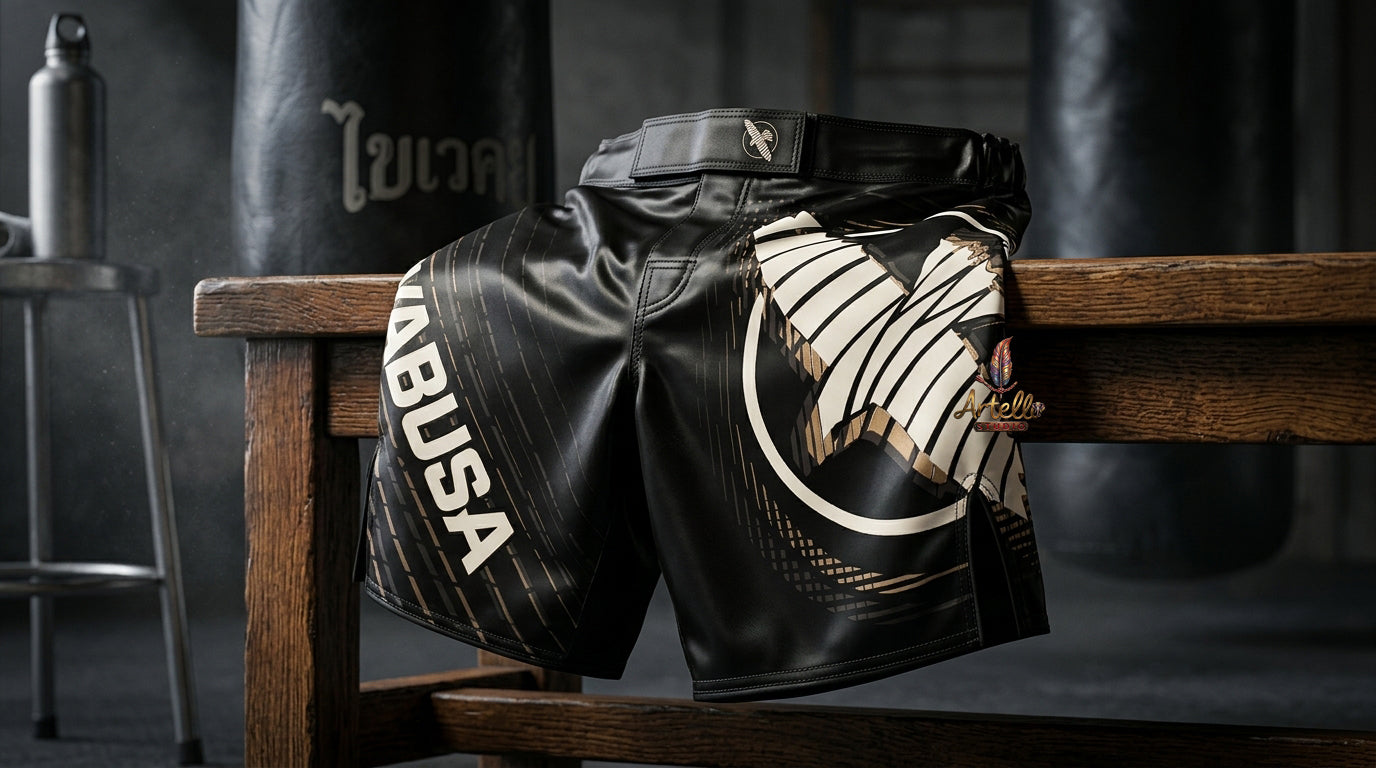 🥇MMA Fight Shorts Premium Satin MMA Shorts Cage Fighting Kickboxing Training Shorts Quick Dry Combat Gear Men Women Kids