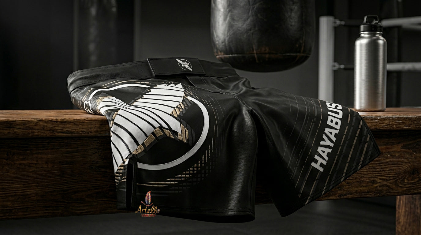 🥇MMA Fight Shorts Premium Satin MMA Shorts Cage Fighting Kickboxing Training Shorts Quick Dry Combat Gear Men Women Kids