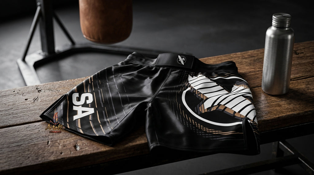 🥇MMA Fight Shorts Premium Satin MMA Shorts Cage Fighting Kickboxing Training Shorts Quick Dry Combat Gear Men Women Kids